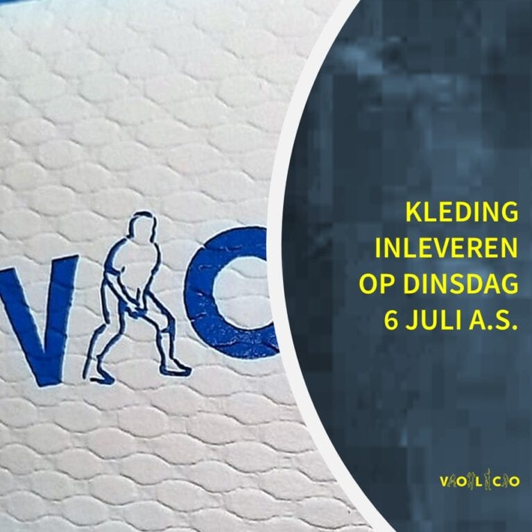 Kleding inleveren; ABC jeugd als eerste.