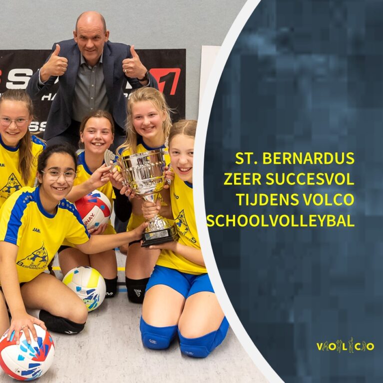 Sint Bernardusschool 1 wint schoolvolleybaltoernooi