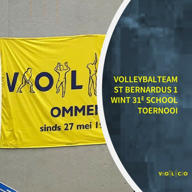 Uitslag schoolvolleybaltoernooi en spandoekenwedstrijd