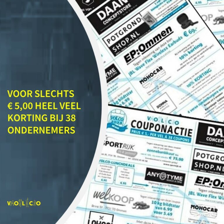 Volop voordeel met de Volco Couponactie.