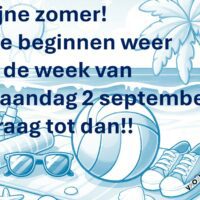 Fijne vakantie! 