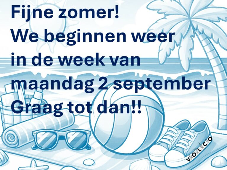 Fijne vakantie! 