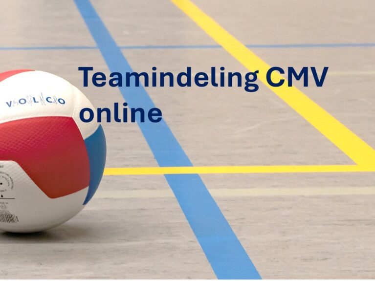 CMV-teampagina’s weer helemaal actueel