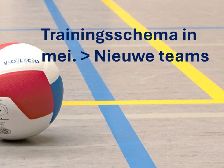 Nieuwe teams starten vanaf 6 mei