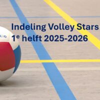 Definitive teamindeling Volleystars (6-12jr)