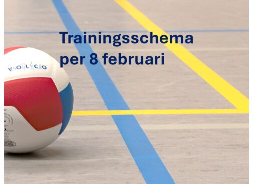 Nieuw trainingsschema na 8 februari