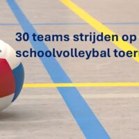 Schoolvolleybal op 18 maart