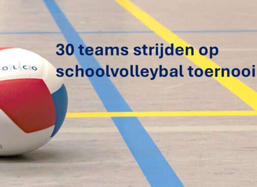 Schoolvolleybal op 18 maart